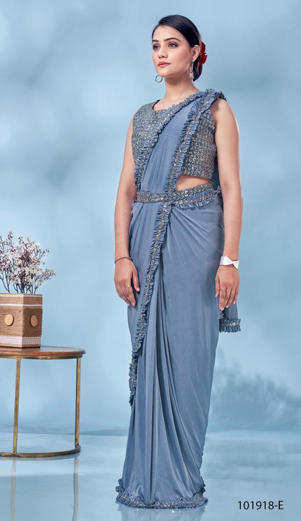 Amoha Trendz 101918 Ready To Wear Fancy Designer Saree Collection